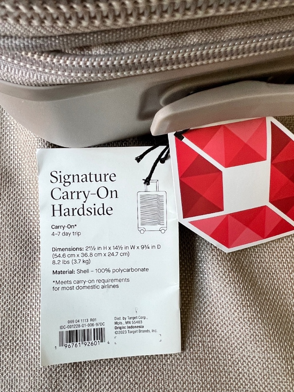 Signature Hardside Carry On Spinner Suitcase Matte Atmosphere - Open Story NEW - Picture 9 of 14